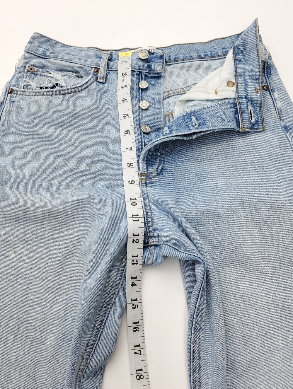 AGOLDE 90s Womens Loose Fit Jeans in Snapshot/Light-Blue Straight-Leg Size 26 - Picture 8 of 15